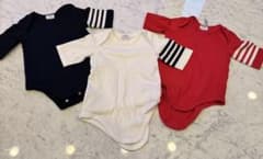 THOM BROWNE トムブラウン ロンパース ベビー服 3点セット - メルカリ