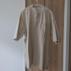 GLOBAL WORK シャツ ベージュ Lのサムネイル