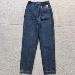 ボーダーズアットバルコニー ハイウエストデニムパンツ テーパード 36