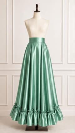 お稽古スカート　ロング丈　宝塚娘役風 ハンドメイド　バレエ　ダンス カラー限定sale】お稽古スカート ロング丈 宝塚娘役風 バレエ ダンス