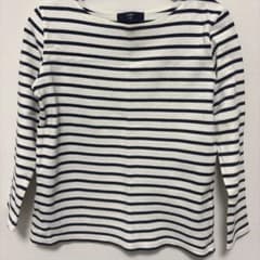 シップス SHIPS Colors ボーダー カットソー 七分袖