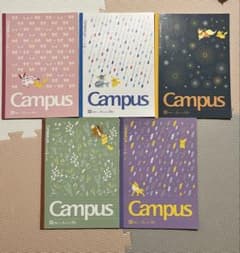 Campus 노트 포켓몬 디자인 5권 세트