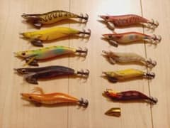 エギング　エギセット　10本セットのサムネイル