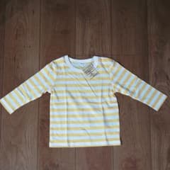 無印良品　長袖Tシャツ　しましまのサムネイル