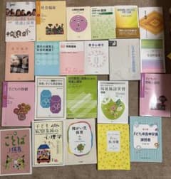 保育士、幼稚園教諭養成 教科書22冊セットまとめ売り 一部書き込み・マーカーありのサムネイル