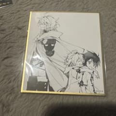 終わりのセラフ 百夜ミカエラ 百夜優一郎 10周年記念展 ミニ色紙