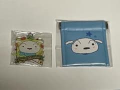 Crayon Shin-chan Shiro Acrylic Keychain and Pouch Set (2 pieces)