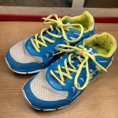UNDER ARMOUR スニーカー ライトブルー×ホワイト×蛍光イエロー