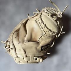 ZETT 軟式捕手用グローブ ベージュ大人用 - メルカリ