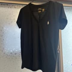 Polo Ralph Lauren Vネック Tシャツ ブラック S レディースのサムネイル
