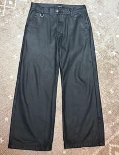 と*ろ様 asapmode oilcoating loose fit pants - メルカリ