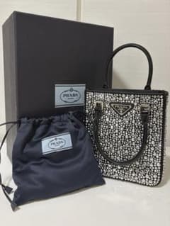 PRADA ラインストーン スモール トートバッグのサムネイル