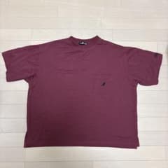 KANGOL 半袖Tシャツ ボルドー ポケット付きのサムネイル
