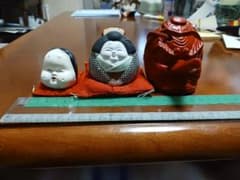 縁起物 ミニチュア置物 3点セットのサムネイル