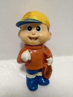 マルキュー坊や 貯金箱 ソフビ 14cm レトロ 非売品？ ノベルティ バンク マルキュー坊や 貯金箱 ソフビ 14cm レトロ 非売品？ ノベルティ