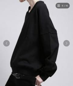 antiqua Ｖネックドロップショルダートップスのサムネイル