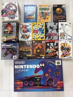 【動作確認済】Nintendo 64 本体 ソフト13本 コントローラーのサムネイル