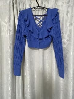 FURFUR 가디건 블루 니트 FURFUR 숲 소녀
