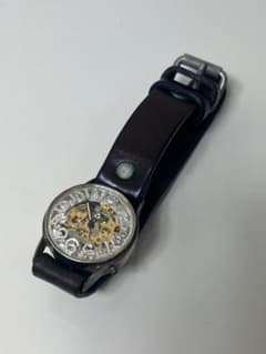 ☆渡辺工房 スケルトン 腕時計 Handwinding 手作り時計 ジャンク 