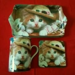 猫のマグカップセットのサムネイル