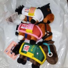 サラブレッドコレクション　馬服マスコットボールチェーン3　3種セット