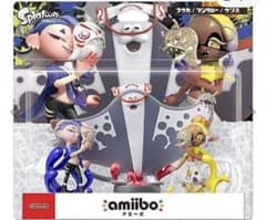 amiibo トリプルセット スプラトゥーン フウカ マンタロー ウツホのサムネイル