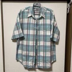 DOCKERS 半袖チェックシャツ メンズ Mのサムネイル