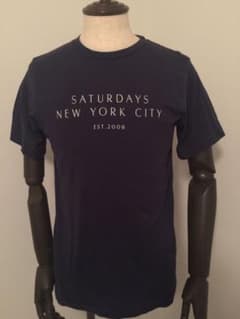 サタデーサーフニューヨークシティーTシャツネイビーのサムネイル