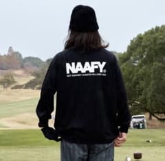 NAAFY ブラック ハイネック ロングスリーブ NAAFY ゴルフ ハイネック ロングスリーブL/S MOCKNECK - メルカリ