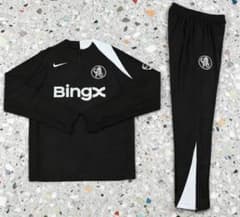 2526 チェルシー ブラック トレーニングスーツ M 2526 チェルシー ブラック トレーニングスーツ M - メルカリ