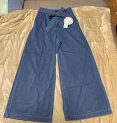 デニム ワイドパンツ　夏用のサムネイル