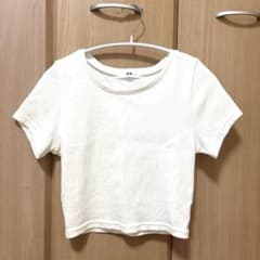 WEGO リブ 半袖 Tシャツ ホワイト Sのサムネイル