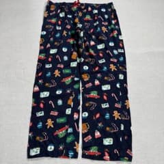 00s OLD NAVY 総柄 バギー パジャマパンツ イージー GAP 極太のサムネイル
