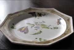 19世紀 Montereau モントロー オクトゴナル 絵皿 アンティークのサムネイル