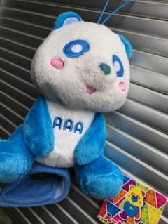 値下げ AAA パンダ え〜パンダ 肩のりぬいぐるみ ブルーのサムネイル