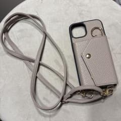 iPhone14ストラップ付きケース グレージュのサムネイル