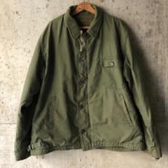 USN 本物 実品 80s U.S. NAVY A-2 A2 デッキジャケット - メルカリ