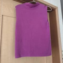 【UNITED ARROWS】ユナイテッドアローズ シルク混 ノースリーブニット