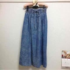 saru様専用マキシスカート☆デニム風のサムネイル