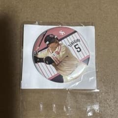 若鷹ガチャ ホークス 山川穂高 記録達成100mm缶バッジ 山川穂高選手 若鷹ガチャ 缶バッジ - メルカリ