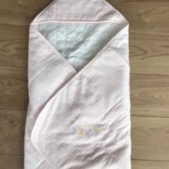 【新品】アニマル刺繍入り　おくるみのサムネイル