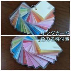 色板　リングカード　50色　色の名称付きのサムネイル
