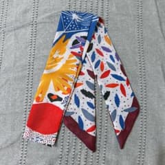 マルチカラー リボンスカーフのサムネイル