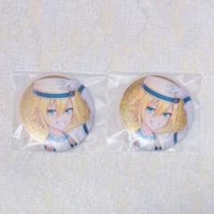 にじさんじ】卯月コウ2個セット／缶バッジビスケット2 - メルカリ