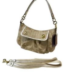 Y2K COACH Poppy Signature Satin Groovy - メルカリ