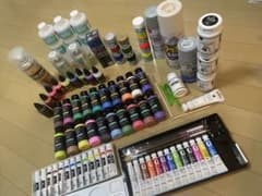 塗料 12点セット エアブラシ アクリル絵具 クリアコート 光沢 つや消し など 塗料 12点セット エアブラシ アクリル絵具 クリアコート 光沢 つや消し