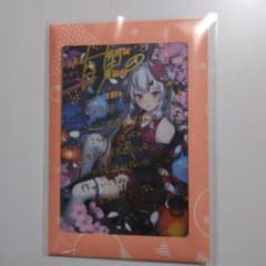 直筆サイン]百鬼あやめ 活動6周年記念ポストカード ホロライブhololive
