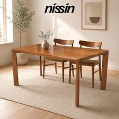 日進木工 ダイニングテーブル 165cm 飛騨家具 木製 北欧モダン 国産