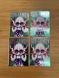 SPY×FAMILY 나츠코미 2026 신작 메타키라 카드 4장