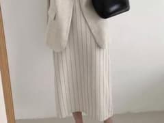 non-elastic linen skirtのサムネイル